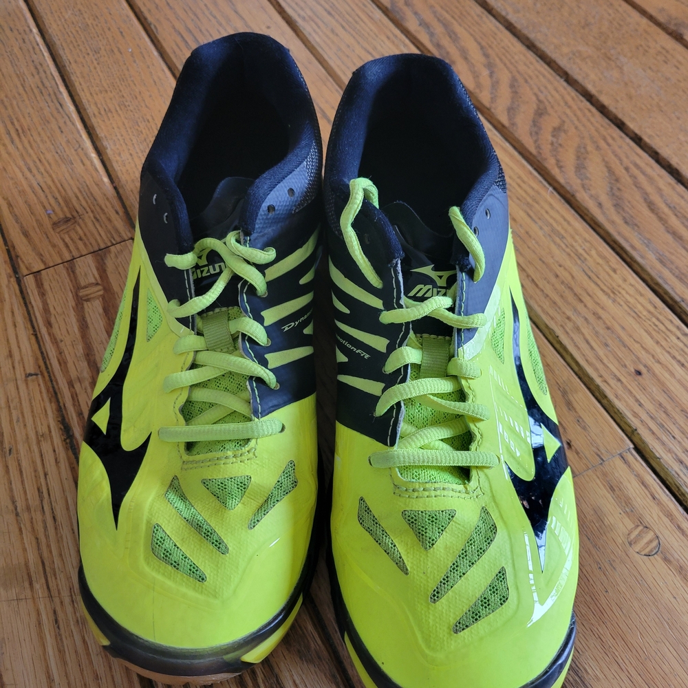 Mizuno Wave Lightning Men's Volleyball Shoes - Neon Yellow/Black - Picture 8 of 9